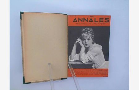 Les Annales 1954, Revue Mensuelle Des Lettres Francaises - gebunden, Bibliotheksexemplar