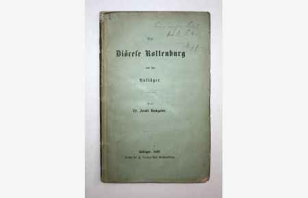 Die Diöcese Rottenburg und ihre Ankläger.