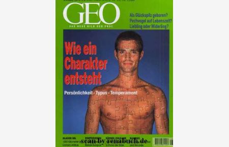 Geo Magazin 8/1998: Bambus, Charakter, Südsee-Vulkane, Breitenbach, Portugiesen, Blauer Nil