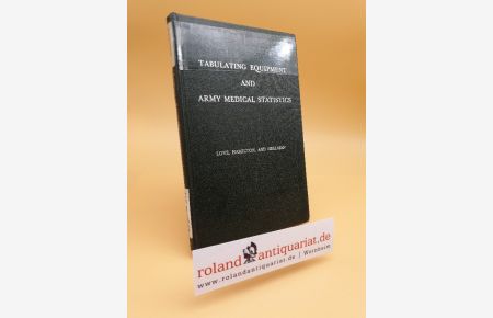 Tabulating Equipment and Army Medical Statistics
