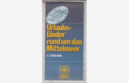 Kolorierte Landkarte ADAC Straßenkarte Norddeutschland Für Mitglieder des ADAC 