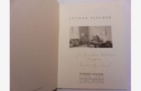 Lothar Fischer (Plastiken) - STEPHEN HALLER FINE ART NY + AUTOGRAPH *.