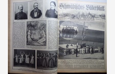 Schwäbisches Bilderblatt. Wochenbeilage zu Ausgabe B des Neuen Tagblatts, Stuttgart 6. Jahrgang 1913 Heft 1 bis Heft 52 (somit komplett),