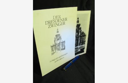Der Dresdener Zwinger - 5 Originalvergrößerungen auf Fotoleinen -