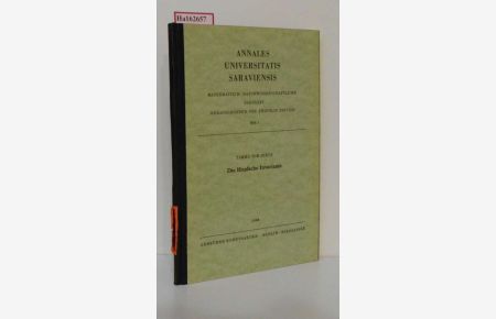 Die Hopfsche Invariante. (=Annales Unviersitatis Saraviensis. Reihe: Mathem. -Naturwissensch. Fakultät; Heft 1).