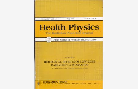 Health Physics: The Radiation Proctection Journal. Vol. 59, No. 1 July 1990
