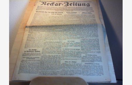 Neckar-Zeitung. Freitag, 19. Februar 1926. Nummer 41. 183. Jahrgang.   - Amtsblatt der Stadt Heilbronn, sowie der Oberamtsbezirke Heibronn und Neckarsulm.