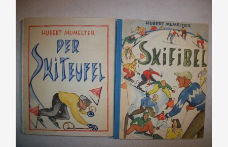 Der Skiteufel + Sikfibel 2 Kinderbücher Ski fahren Reime Gedichte