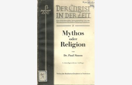 Mythos oder Religion.