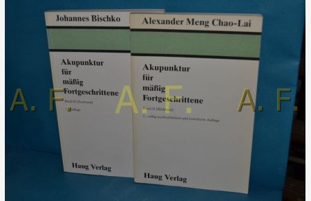 Akupunktur für mässig Fortgeschrittene, Band II (Bildband + Textband) 2 Bände