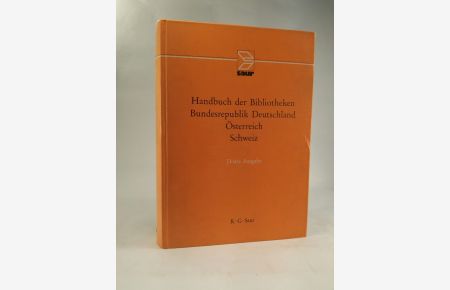 Handbuch der Bibliotheken Bundesrepublik Deutschland, Österreich, Schweiz