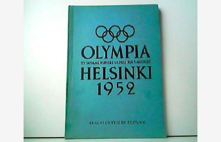 Olympia Helsinki 1952 - XV. Sommerspiele 19. Juli bis 3. August. Sammelbilderalbum komplett!