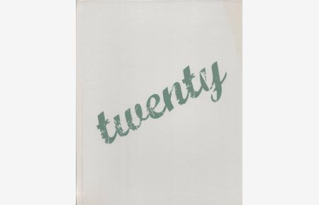 Torsten Hattenkerl: Twenty.   - Hrsg. Rainer Iglar u. Michael Mauracher. (= Fotohof Edition, Band 149).