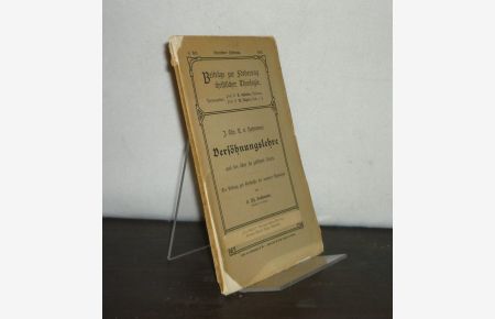 J. Chr. K. v. Hofmanns Versöhnungslehre und der über sie geführte Streit. Ein Beitrag zur Geschichte der neueren Theologie. Von Ph. Bachmann. (= Beiträge zur Förderung christlicher Theologie, 14. Jahrgang, Heft 6).