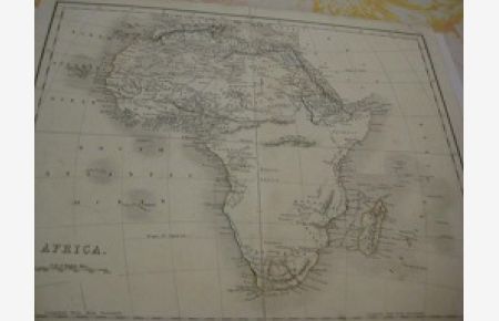 Orig. Landkarte Africa ca. 1850