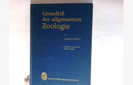 Grundriss der allgemeinen Zoologie.