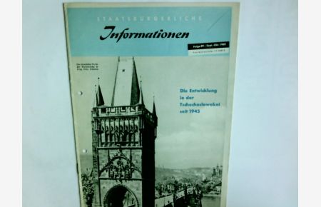 Staatsbürgerliche Information. Folge 89 Sept. /Okt. 1960