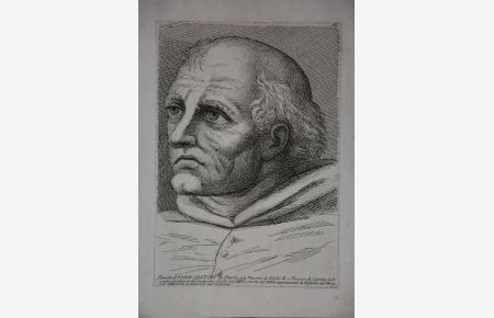 Portrait. Kopffigur nach halblinks. Kupferstich nach dem Gemälde von Raffaello Sanzio da Urbino-