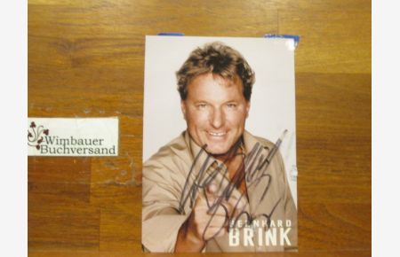 759 Bernhard Brink **Schlager** Diamanten Autogrammkarte original signiert 