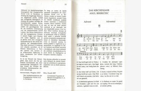 Gesangbuch für die evangelische Kirche A. B. in Rumänien.   - [Carte de cantari pentru biserica evanghelica C. A. din Romania]