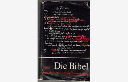 Die Bibel oder die ganze Heilige Schrift des Alten und Neuen Testament / Martin Luther zweispaltige ausgabe, Anitquari Taschenbibel