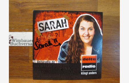 Original Autogramm Sarah Delta Radio /// Autogramm Autograph signiert signed signee