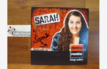 Original Autogramm Sarah Delta Radio /// Autogramm Autograph signiert signed signee