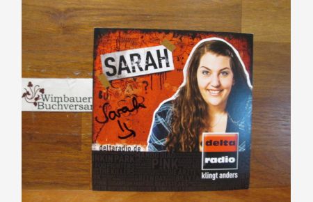 Original Autogramm Sarah Delta Radio /// Autogramm Autograph signiert signed signee
