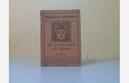 Der Pandurenstein und anderes - Wiesbadener Volksbücher Nr. 86