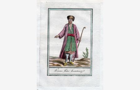 Homme Tatar Kastchintz.  - Tatar Tataren Russia Russian man Tracht costumes