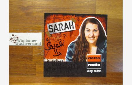 Original Autogramm Sarah Delta Radio /// Autogramm Autograph signiert signed signee