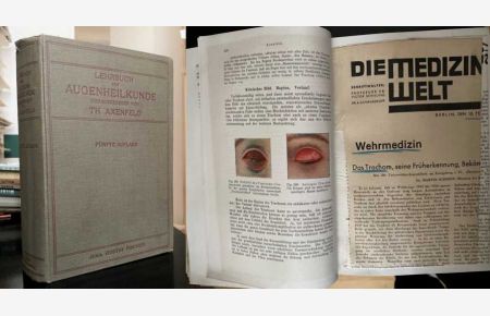 Lehrbuch der Augenheilkunde. 5. Auflage. Mit 12 lithogr. Tafeln, 3 Farbendrucktafeln im Text und 584 teils farb. Textabbildungen.
