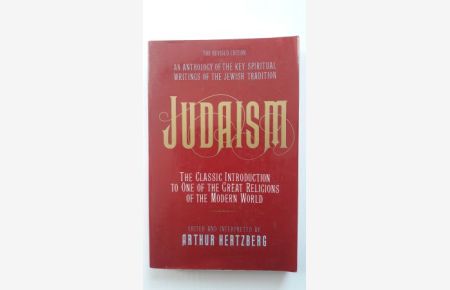 JUDAISM;  - The classic introduction to one of the great religions of the modern world;