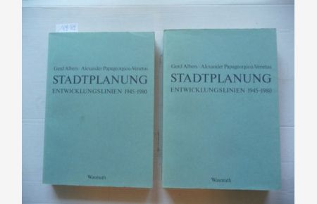Stadtplanung : Entwicklungslinien 1945-1980 Bde. 1 + 2 (2 BÜCHER)