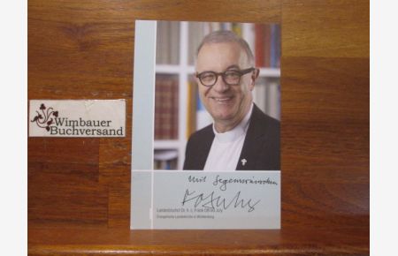 Original Autogramm Frank Otfried July /// Evangelischer Bischof Württemberg /// Autogramm Autograph signiert signed signee