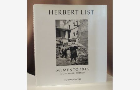 Herbert List. Memento 1945. Münchner Ruinen. Mit einem Bestandsverzeichnis von Volker Duvigneau. Herausgegeben vom Fotomuseum und der Graphiksammlung im Münchener Stadtmuseum.