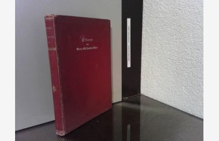 Essays von Otto Gildemeister. - Einzelband: Band 1  - Herausgegeben von Freunden