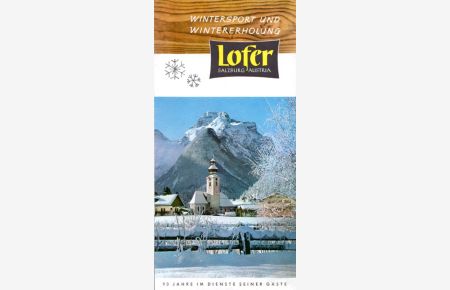 Vielfarbige Wanderkarte 1 : 50 000 von Lofer und Umgebung.   - Kartographie und Druck Bergverlag Rud. Rother, München