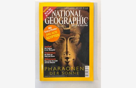 National Geographic Deutschland, April 2001: Pharaonen der Sonne