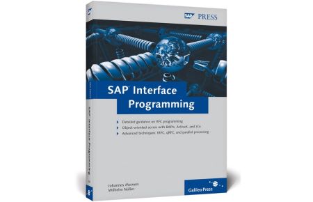 SAP Interface Programming: A comprehensive reference for RFC, BAPIs, ActiveX and JCo programming. Techniques: tRFC, qRFC, and parallel processing [Gebundene Ausgabe] tools error diagnosis developers Business Objects Java Connector troubleshooting Johannes Meiners Wilhelm Nüßer With a strong focus on the RFC Library, this book gives beginners a first-hand introduction to basic concepts, and highlights key tools in the ABAP Workbench. Actual programming examples help to illustrate client-server architecture, and show you how to assess the appropriate tools for error diagnosis, troubleshooting and more. Experienced SAP developers can dive right into comprehensive chapters on programming the RFC interface, and advanced techniques such as tRFC, qRFC, and parallel processing. Extensive coverage of BAPIs, ActiveX, JCo and highly-detailed programming examples serve to round out this exceptional resource. Highlights include- ABAP Workbench tools - Developing client/server applications - In-depth guidance on the RFC Library - tRFC, qRFC, and parallel processing - RFC Troubleshooting - Business Objects, BAPIs, and ActiveX - Java Connector (JCo) Synopsis Deals with computers/software. 1-59229-034-5 / 1592290345 ISBN-13 978-1-59229-034-5 / 9781592290345 Introduction 1. The Basics of R/3 System Architecture The Application Server The Dialog Process The Update Task The Enqueue Process The Gateway Server Distributed Load Systems and the Message Server The RFC Interface Within the R/3 System 2. The Basics of the ABAP Programming Language The ABAP Development Environment Creating Database Tables The Data Dictionary Relationships Between Domains, Data Elements, and Tables Create a Domain Create a Data Element Create a Transparent Table Maintaining Data Records Using the Data Browser A Simple Program ABAP Data Types and Variable Declaration Elementary Programming Statements in ABAP Value Assignments Branches Loops Access to Internal Tables Access to Database Tables Configuration of Selection Screens Creating Function Modules Coding Conventions in This Book 3. Introduction to Programming with the RFC API The Task for the First Example Programming the SAP Function Modules Programming the Client The Configuration of the main() Function Open a Connection to the R/3 System Calling Up Function Modules in the R/3 System Frequent Errors on the Client Side Overview of the Functions and Structures Used From an RFC Function Call to the Function Module Programming the External Server Configuring the main() Function for an External Server Open a Connection with the R/3 System Implementing the Message Loop Implementing the Server Services Setting Up the Connection to the R/3 System Programming the ABAP Client Frequent Errors on the Server Side Functions Used 4. The Basics of RFC Programming Type Mapping and Data Aggregates Generic Data Types The Character Data Types Numeric Strings The Case of Packed Numbers Final Overview of Type Mapping Working with Structures Working with Internal Tables Creating an Internal Table in an External Program Administration of Data Records in an Internal Table Reading and Writing Data Records in an Internal Table Overview of the Functions for Internal Tables The Message Loop Alternatives for Logging on to an R/3 System Working With a Configuration File Working with Load Balancing Working with the RfcOpen Function 5. Troubleshooting The ABAP Debugger The BREAK Statement The Gateway Monitor The RFC Trace Structure of the Trace File for an External Client Structure of the Trace File for an External Server Traces Using Transaction ST05 The RFC Generator Structure of the Client Program Generated Structure of the Server Program Generated Macros for Setting and Reading Values SAP Test Programs 6. Advanced Techniques Return Calls from the Server Automatic Creation of a Structure Description Transactional Remote Function Calls The R/3 System as tRFC Client Programming a Transactional RFC Server Transactional RFC Client Queue RFCs Administration of qRFCs in the R/3 System Developing a qRFC Client in the R/3 System Developing an External qRFC Client tRFC and qRFC Calls Conclusion Error Messages from an External Server Error Messages from a Synchronous Server Error Messages from the tRFC and qRFC Servers Parallel Processing Multitasking and Multithreading Creating and Exiting Threads The Basics of Synchronization Synchronization Objects Advantages of Parallel Processing in RFC Programming Implementing Parallel Processing in External Servers 7. The Business Object Business Object Close to the Object Structure of the Business Object The Structure of the Business Object Builder Creating the Object Key Methods of the Business Object Instance-Dependent Methods Implementation of Methods Using ABAP Program Forms Creating a Method Object Release and the Business Object Repository Guidelines for Developing API Methods Possibilities for Activation 8. Calling BAPIs from Clients What Are COM and ActiveX? What Is Your Name? or an Introduction to the Use of ActiveX Controls The SAP BAPI Control Opening a Connection with the R/3 System Calling the Business Object Method What Is a BAPI Proxy Object Anyway? Naming Conventions During Programming Wrapping the BAPI Proxy Object A Better Method for Setting Up a Connection to the R/3 System Integrating the Logon Control into the Client Events of the SAPLogonControl Class Recognizing a Disconnection Concepts for Creating Data Aggregates The SAP TableFactory Control in Detail Administering Structures with the SAP TableFactory Control Accessing Data in Structures Note When Working with Structures! Working with Tables The Class Hierarchy for Working with Tables Important Attributes of the Table Class Structure of the Example Programs Reading Data Records in a Table Changing Data Records Alternatives for Creating the Field Description Visualization of the Table Contents Hierarchy of the Classes of the TableView Control Specifying the Layout of the Data Grid Accessing the Cells in a Data Grid Specifying the Data Source for the Data Grid Concepts for Inserting and Deleting Rows and Columns Working with the Clipboard 9. SAP and Java The SAP Java Connector Basics of the JCo Ways of Using the JCo The JCo Package JCo Releases Using the JCo Basic Structure of a JCo Application Connection Setup Running the RFC Modules Access to Data and Tables Complete Example Program Troubleshooting and Tracing Closing Remarks The Future of the SAP Java Interface Appendix A. Sources and Further Reading Appendix B. About the Authors Index SAP Interface ProgrammingA comprehensive reference for RFC, BAPIs, ActiveX and JCo programming. TechniquestRFC, qRFC, and parallel processing Johannes Meiners Wilhelm Nüßer