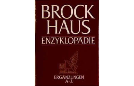 Brockhaus Enzyklopädie in 24 Bänden  - Pflichtfortsetzung Band 1-24 / Ergänzungen A - Z