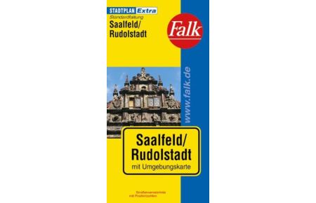 Falk Stadtplan Extra Standardfaltung Erfurt 