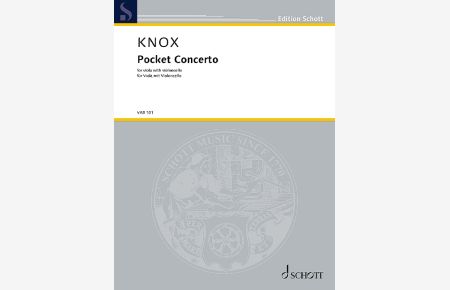 Pocket Concerto  - für Viola mit Violoncello, (Serie: Viola-Bibliothek), (Reihe: Edition Schott)