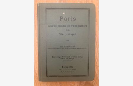 Paris - Encyclopédie et vocabulaire de la vie pratique