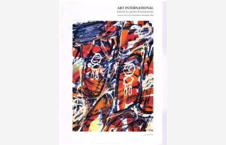 Art International. Volume XXV/9-10 Novemver-December 1982.