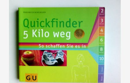 Quickfinder 5 Kilo weg : so schaffen Sie es in 2, 3, 4, 6, 8 oder 10 Wochen.