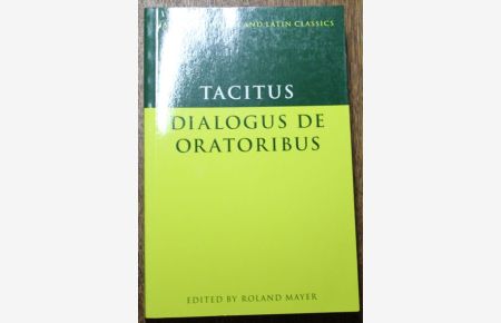 Tacitus Dialogus de Oratoribus
