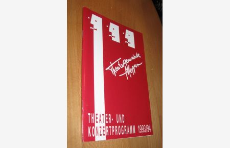 Theater- und Konzertprogramm 1993/ 94