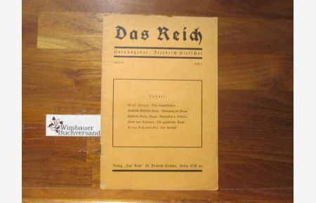 Das Reich. Heft 1 1930/31