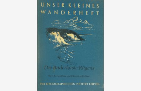 Unser kleines Wanderheft 79 Die Bäderküste Rügens 1959 frühe DDR ! 
